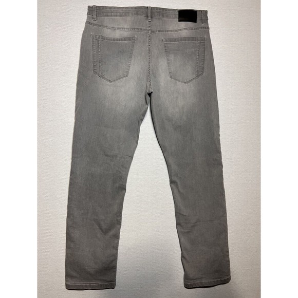Perry Ellis Jeans Slim Fit Stretch Men 36x32 (38x31.5 Actual) Light Gray Denim - Picture 10 of 13